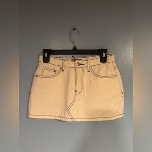 Edikted White Mini Skirt White